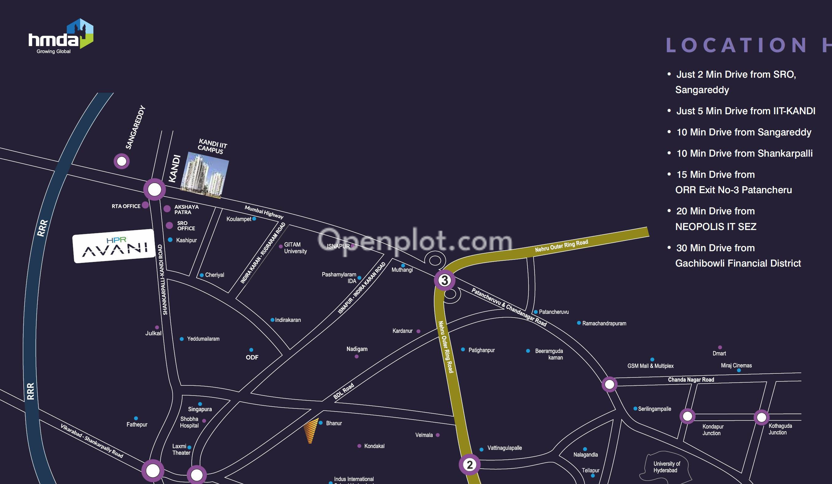 Plot for Sale in Kandi,Sangareddy